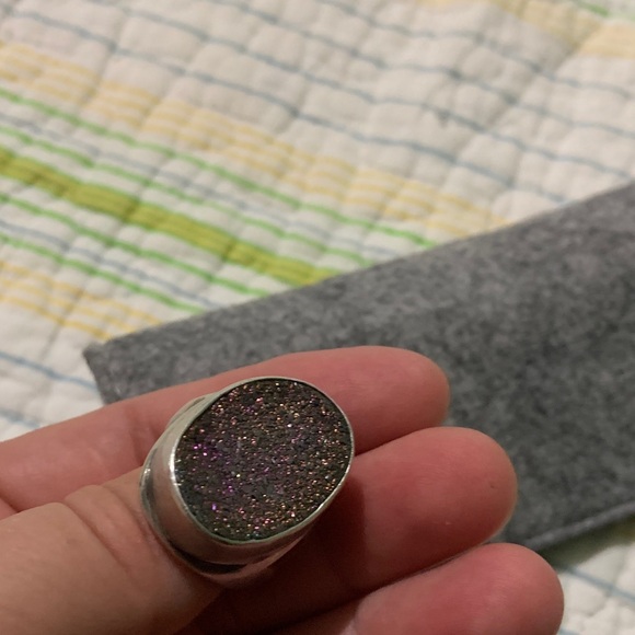 Silver and Brown women ring - Picture 6 of 7